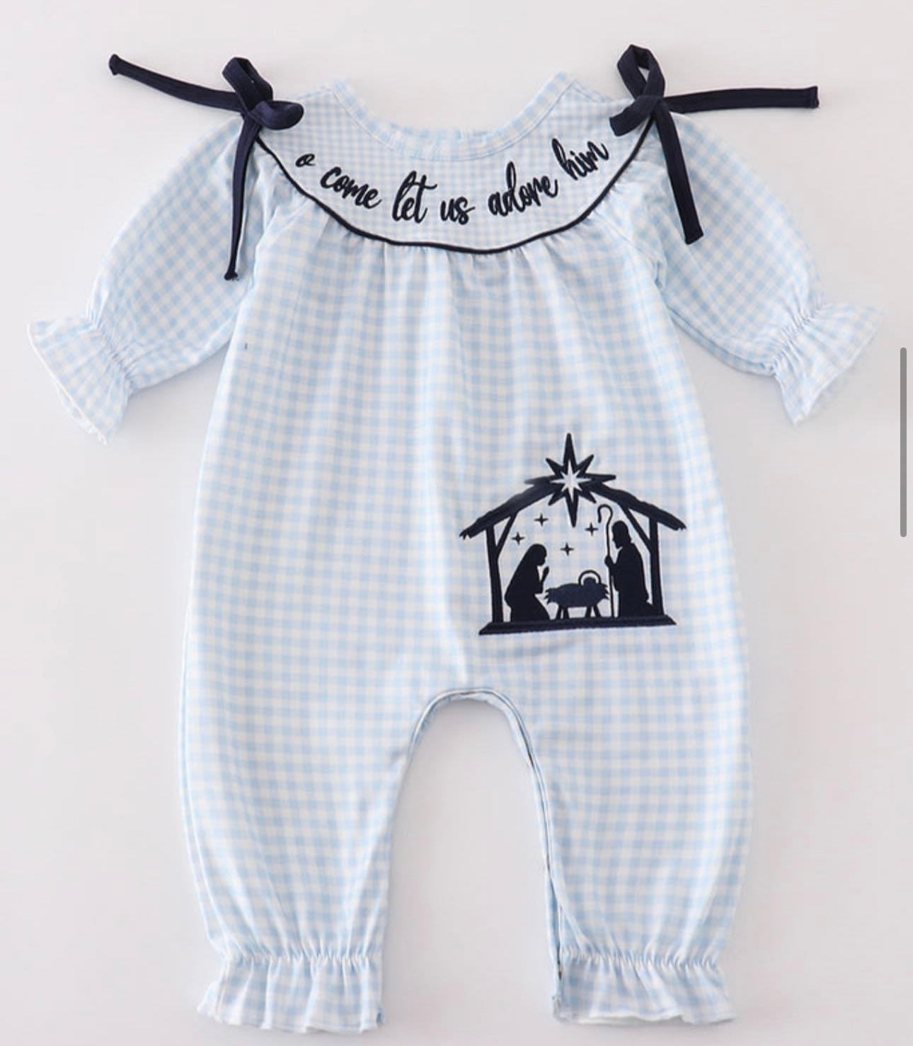 Nativity romper-girls