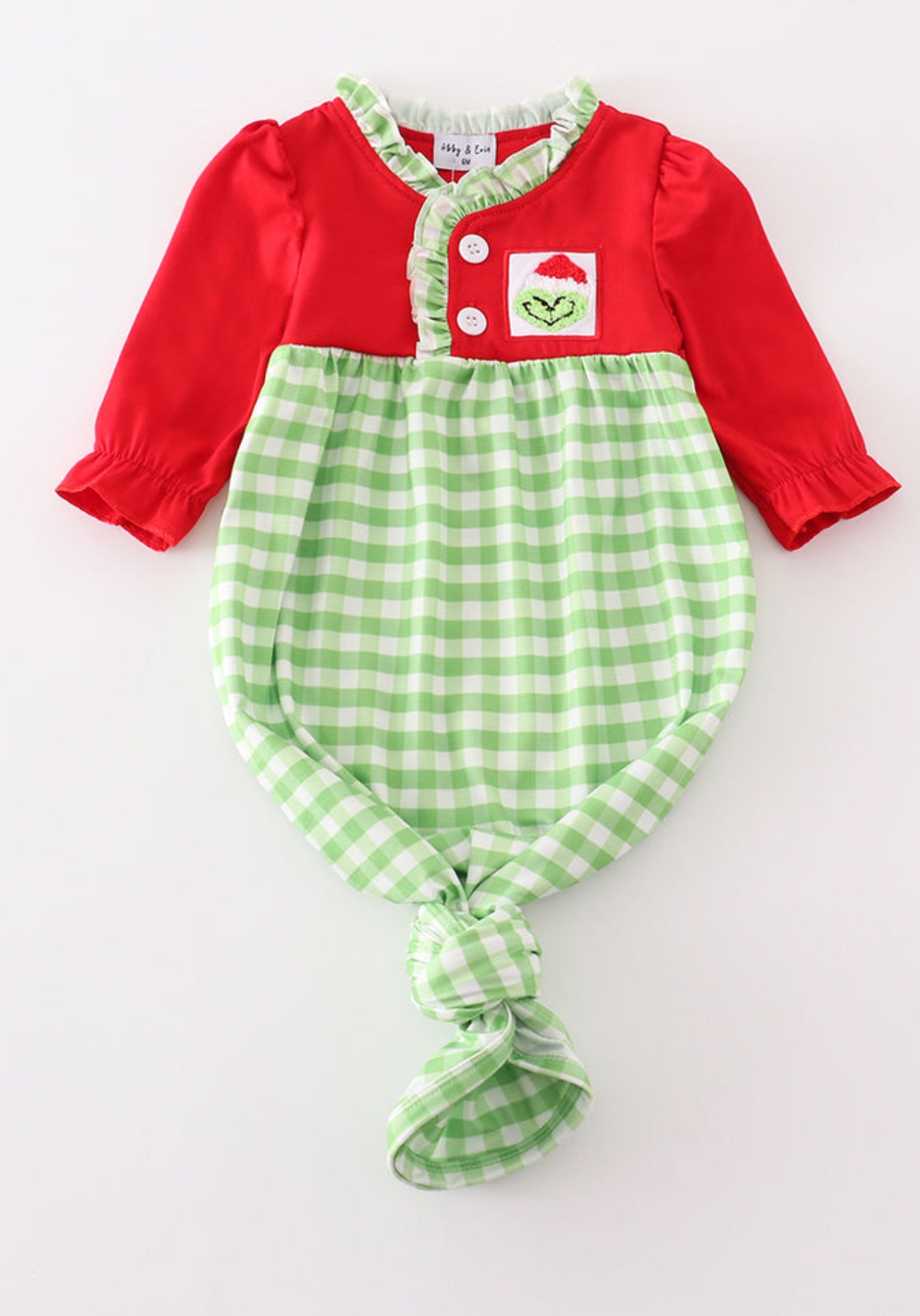 Grinch baby gown