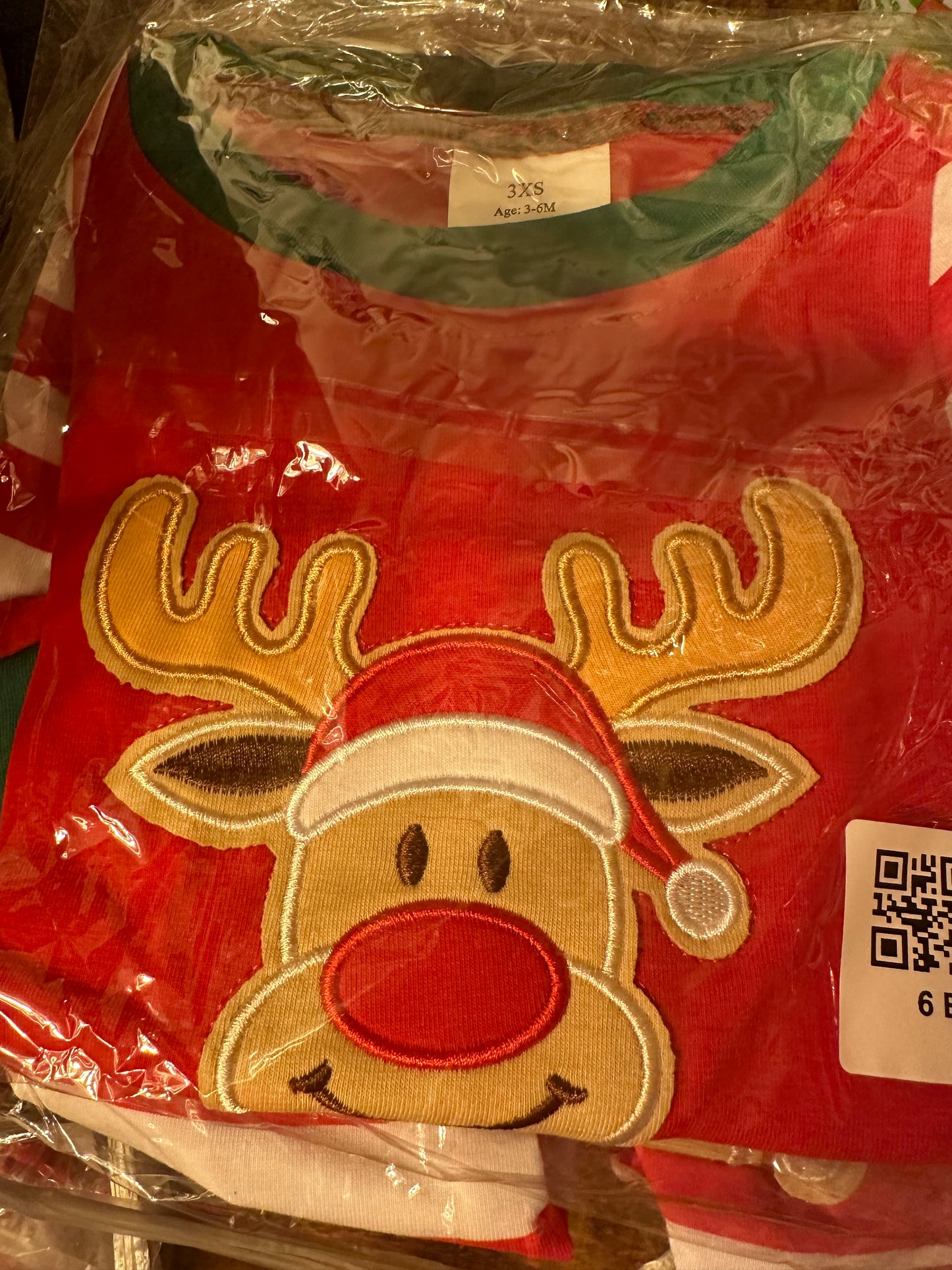 Boys Embroidered Reindeer Outfit