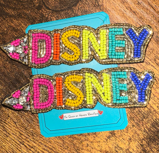 Disney beaded earrings