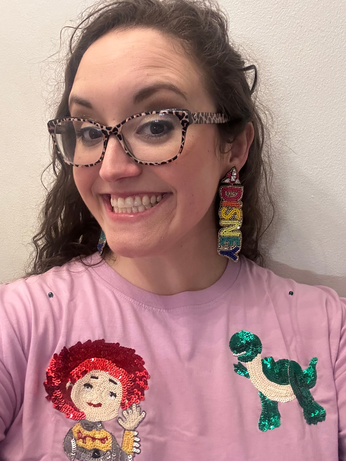 Disney beaded earrings